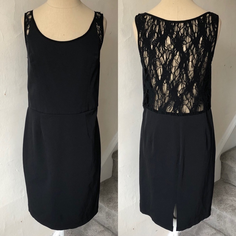 Opening Ceremony Crochet Open Back Cocktail Dress
